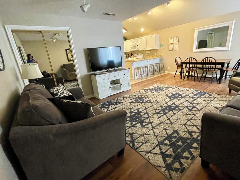 View as you walk in.