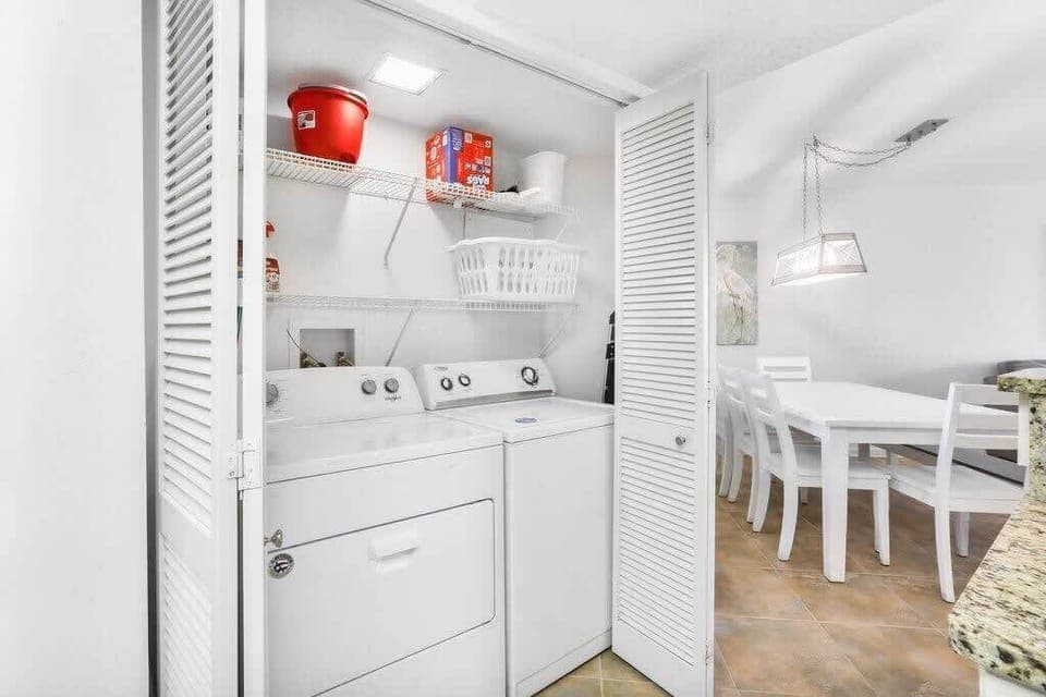 Full size washer and dryer