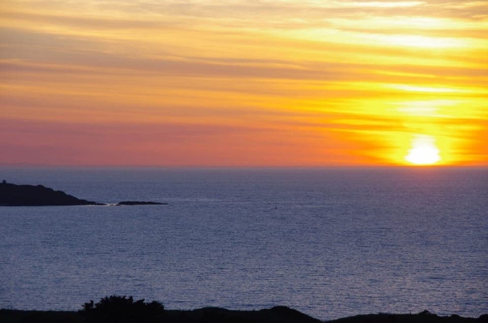 Sunset from the patio