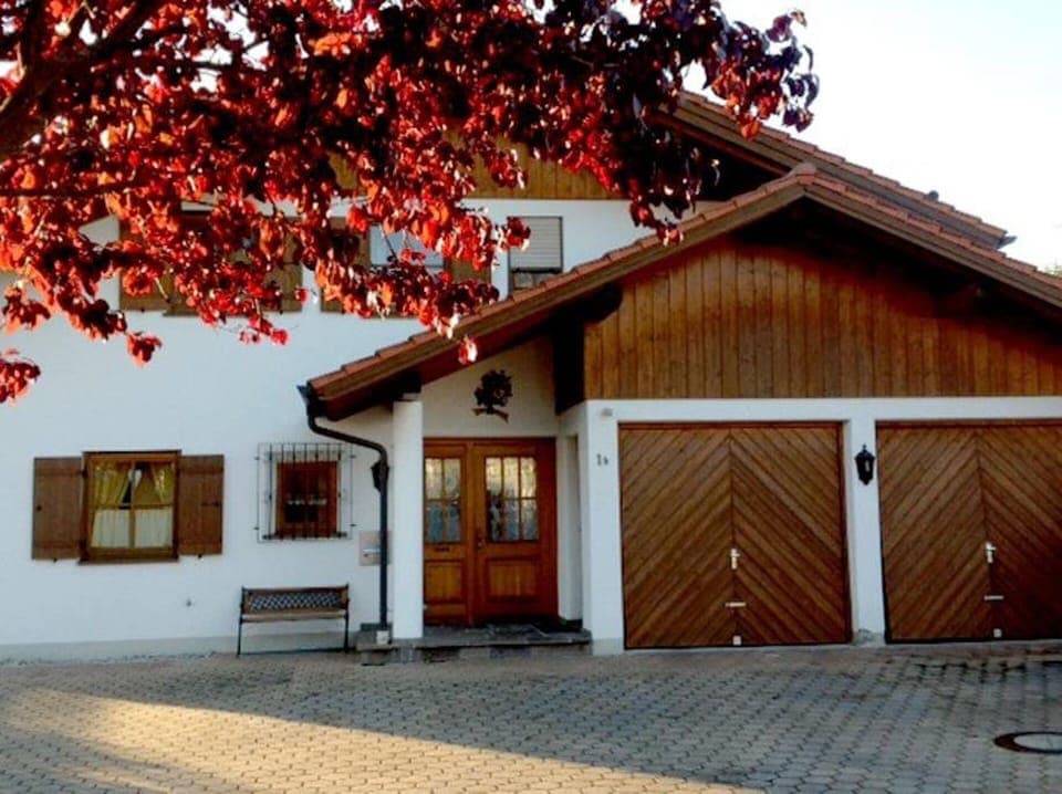 The outside of our lovely home located in Trauchgau, Bavaria