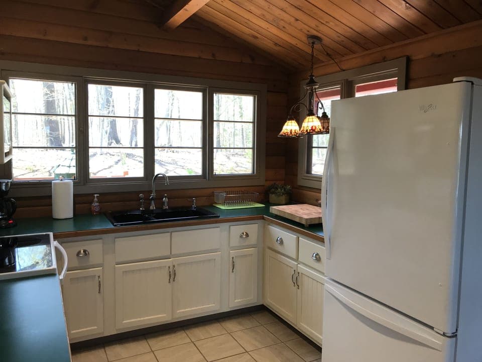 There's even a view from the kitchen!