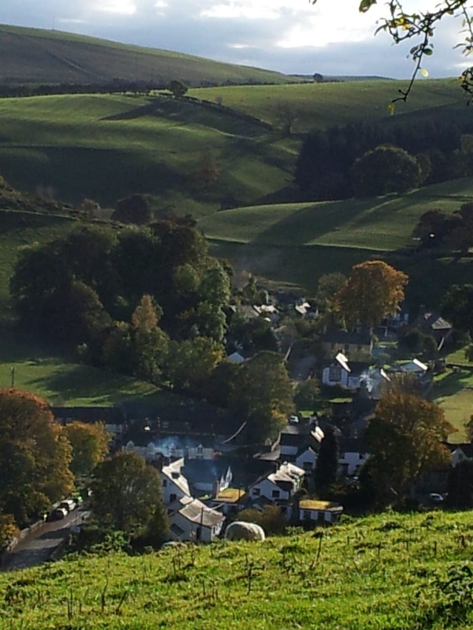 Llanarmon from above