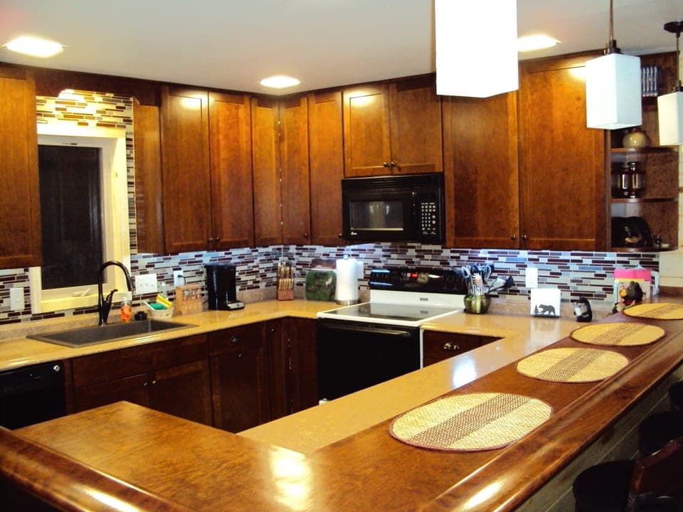Kitchen view.
