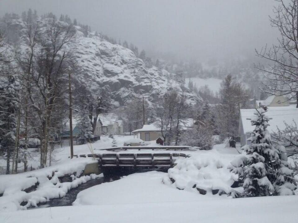 After a big Spring snow! 
