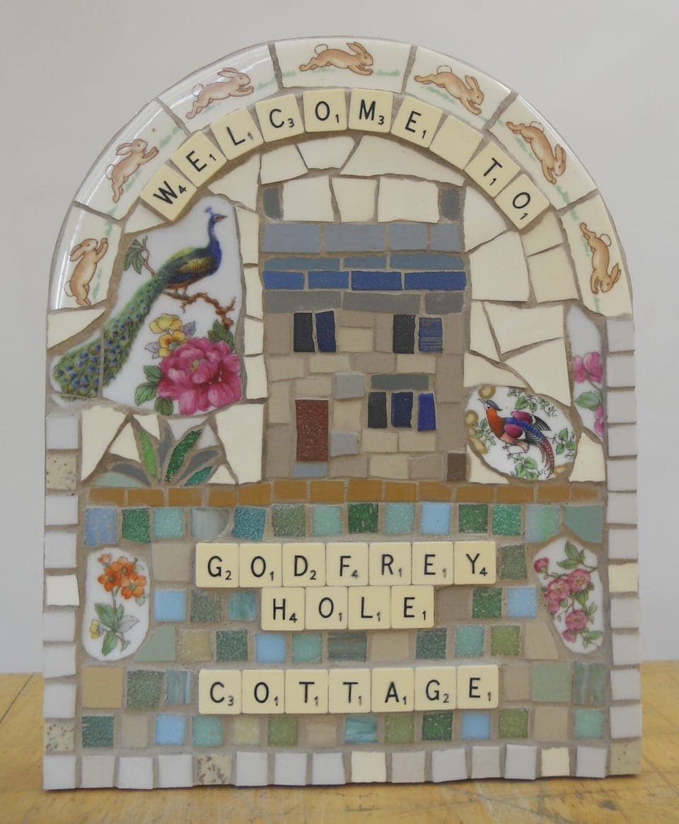 Make a mosaic at Zantium Studios next door. Short courses available to book.