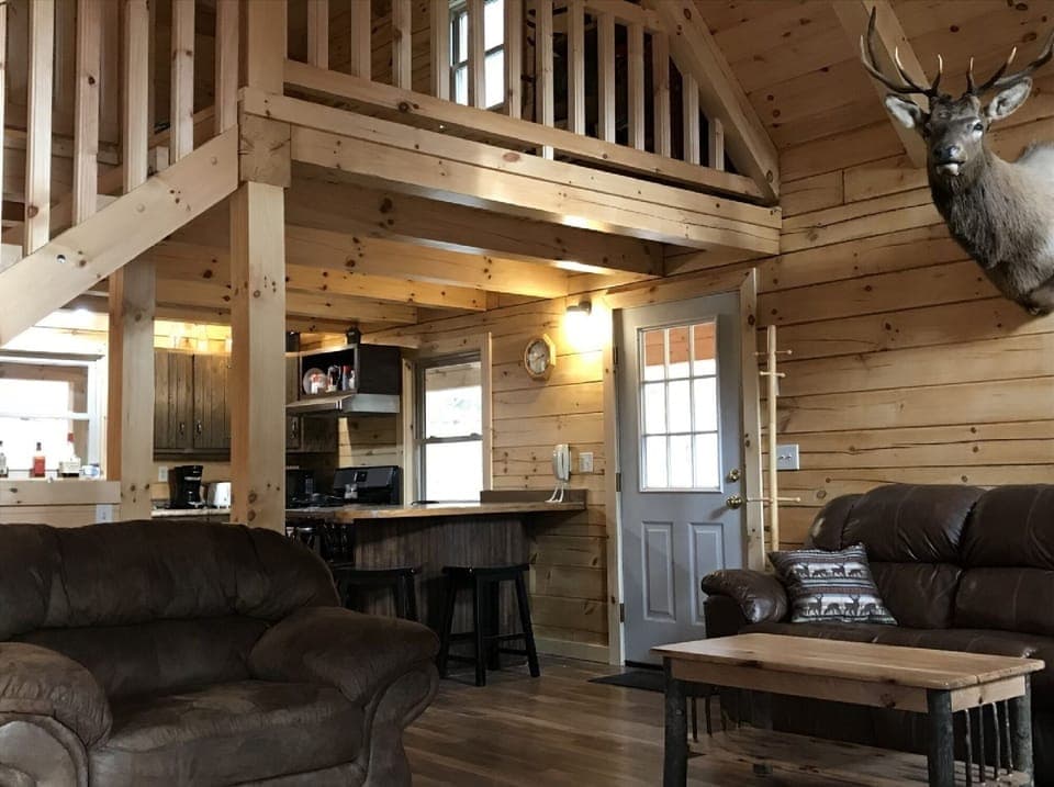 Great space to enjoy visiting with friends and family.