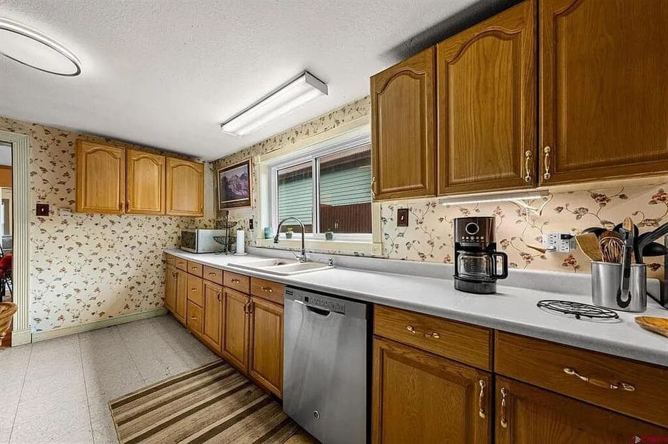 Kitchen with additional dining