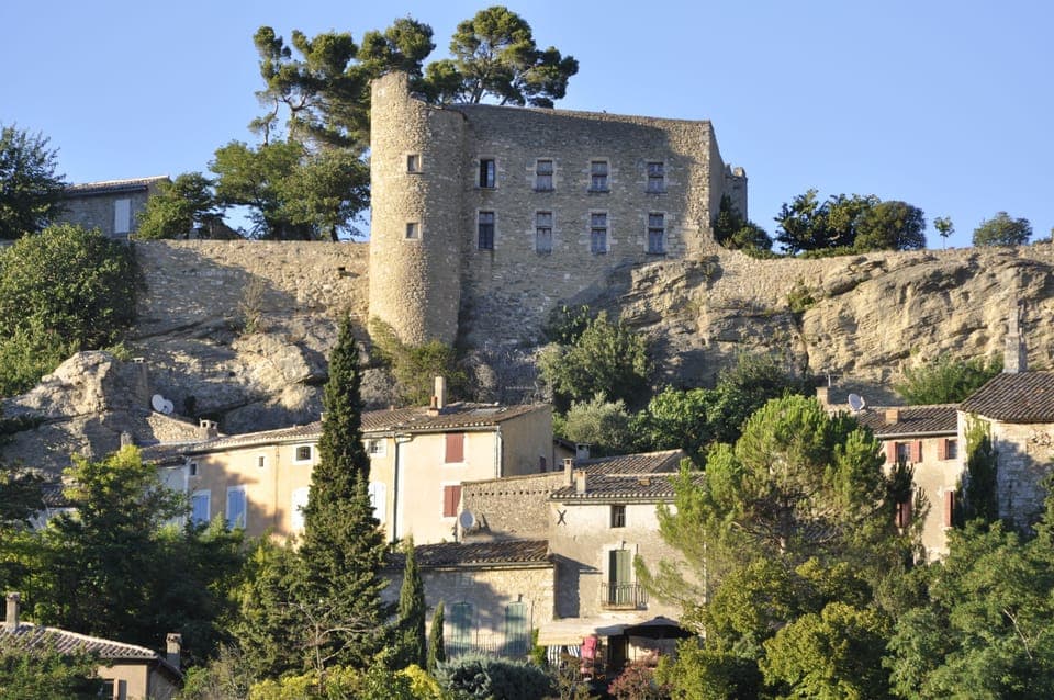 Our house is at the bottom immediately on the left of the pine tree