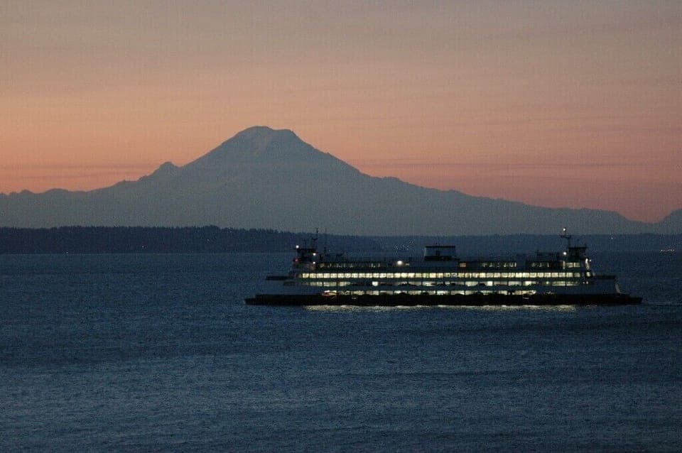 Day break and Bremerton ferry