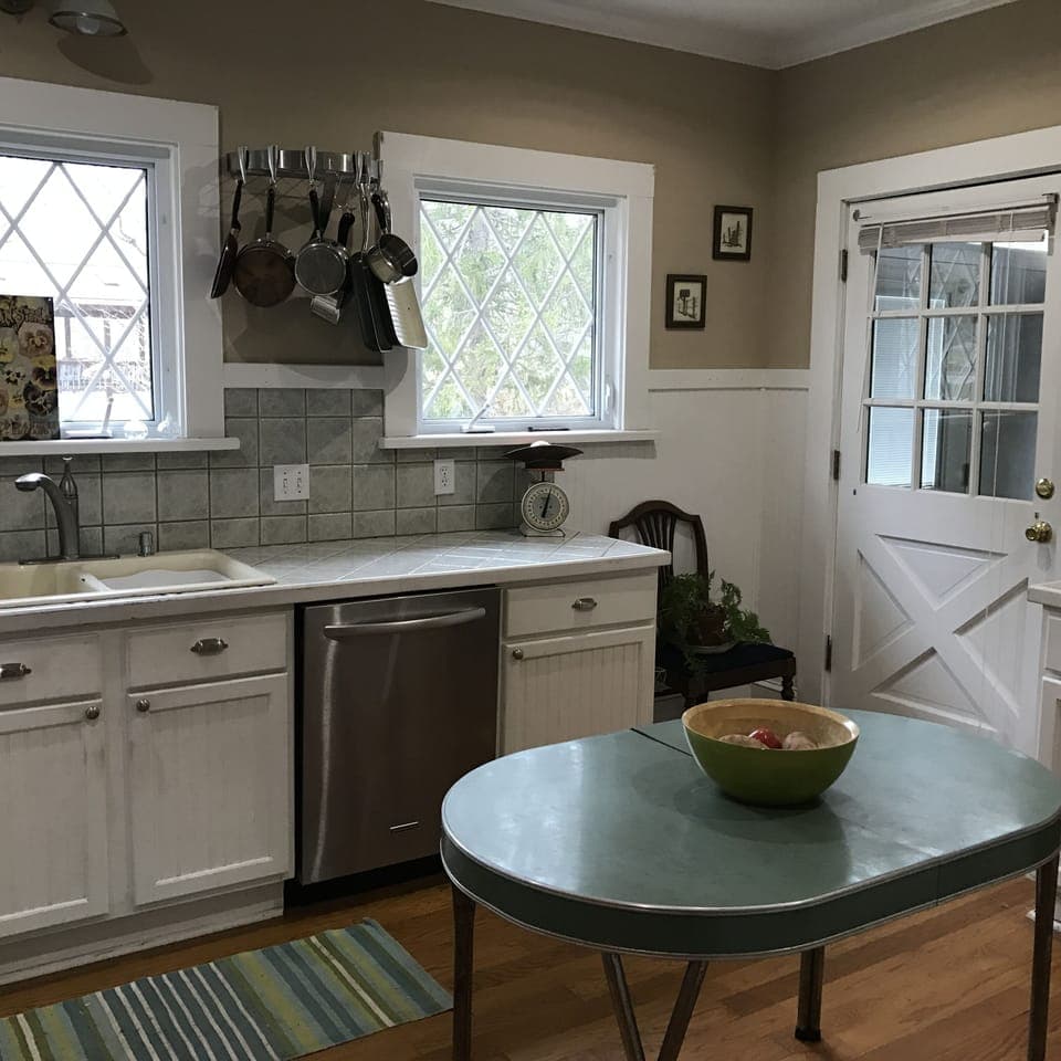 Cozy kitchen with updated appliances.