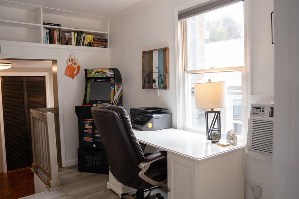 Primary office/reading nook for work, reading, and more!