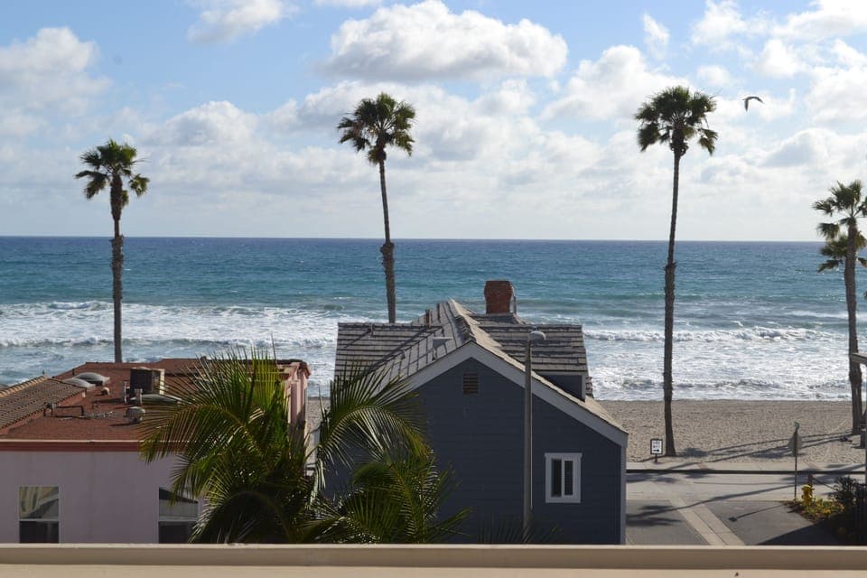 View from the living room looking straight out! Actually better than it looks!