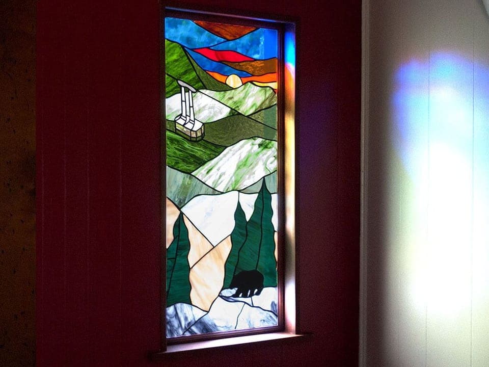 Local Artists works on display throughout the cabin