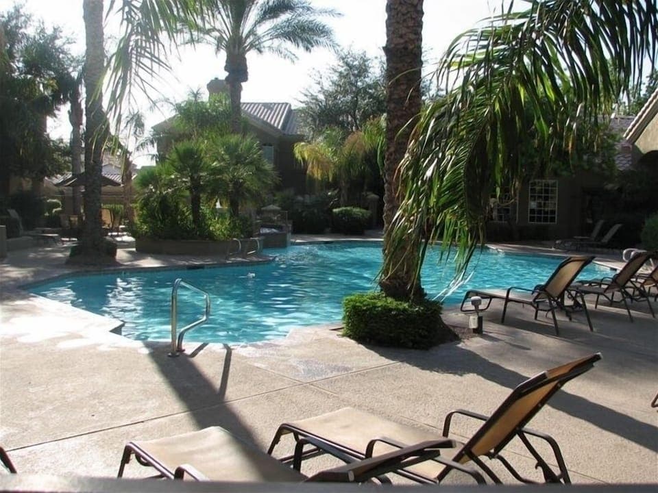 Magnificent pool and spa area.