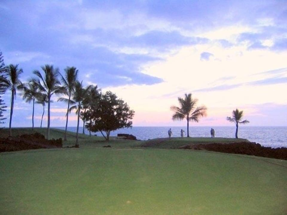 Walk out along the shoreline at sunset!