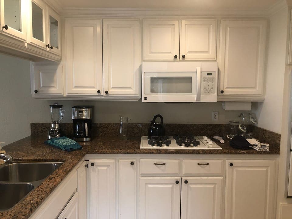 Fully stocked kitchen...if you need something...we either have it or will get it