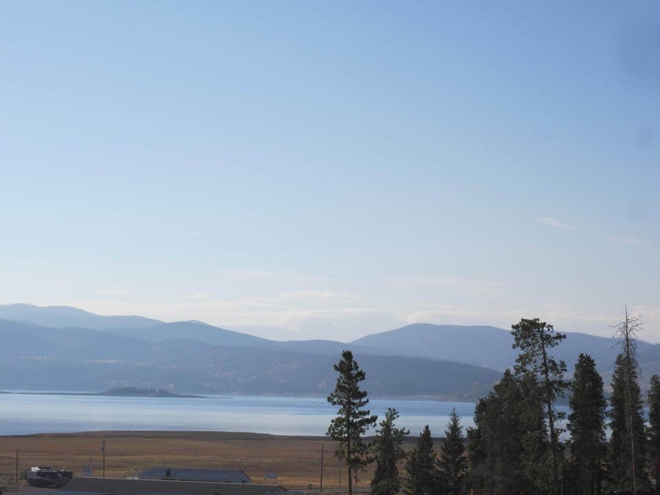 Views off the deck and master bedroom