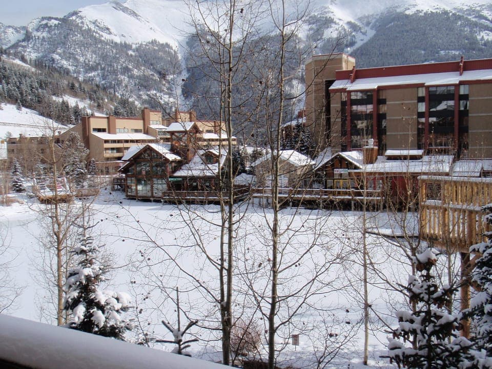 Winter View from our Large Balcony of West Lake.
