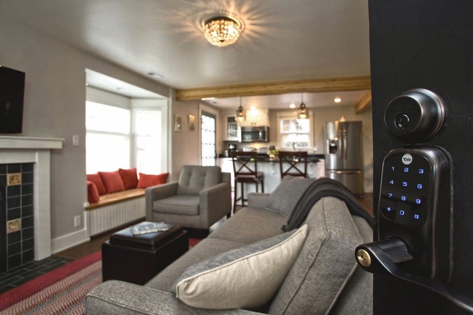 Entry into living room