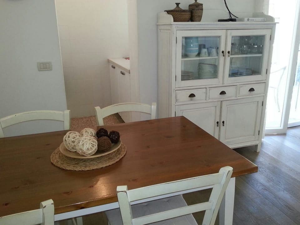 Open space living room with kitchenette