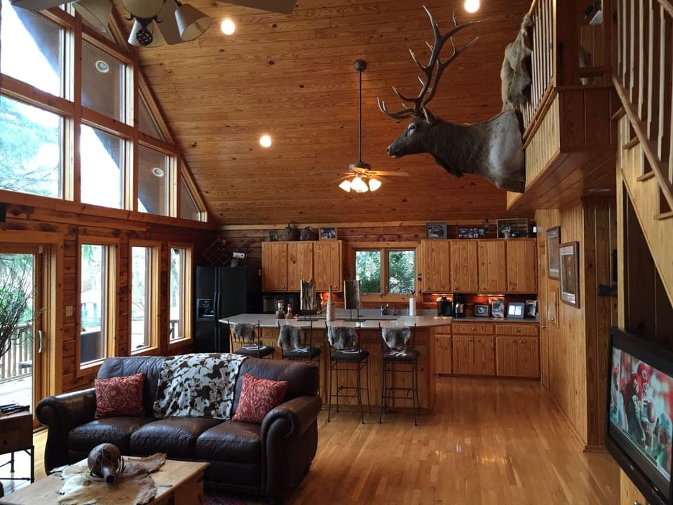 Main living and kitchen