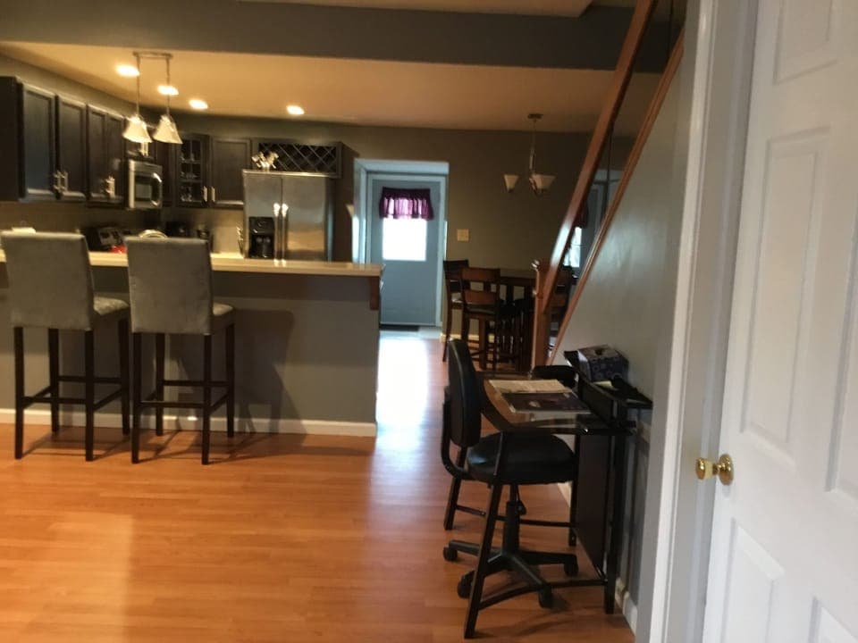 Spacious open kitchen