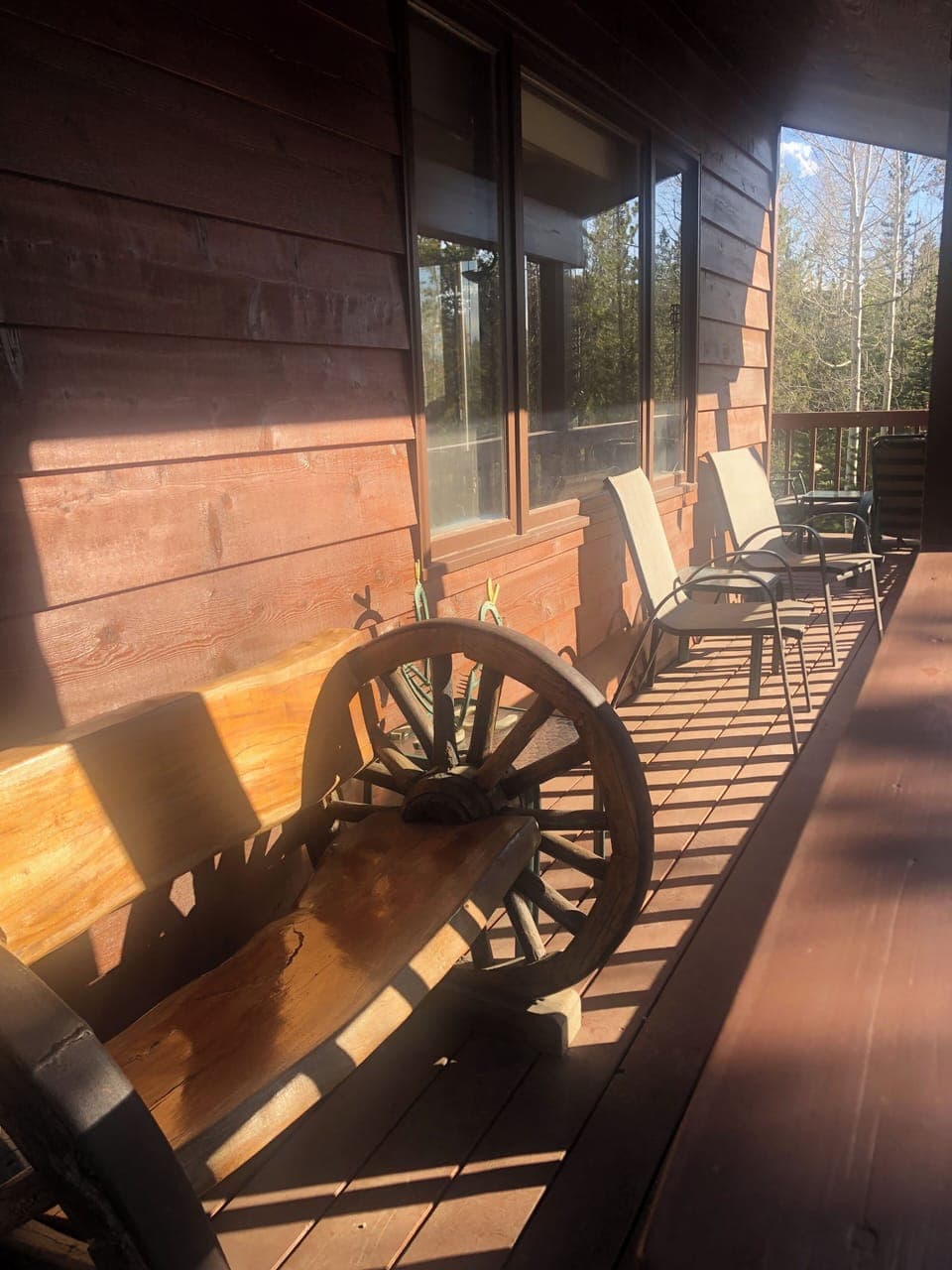 Covered front porch