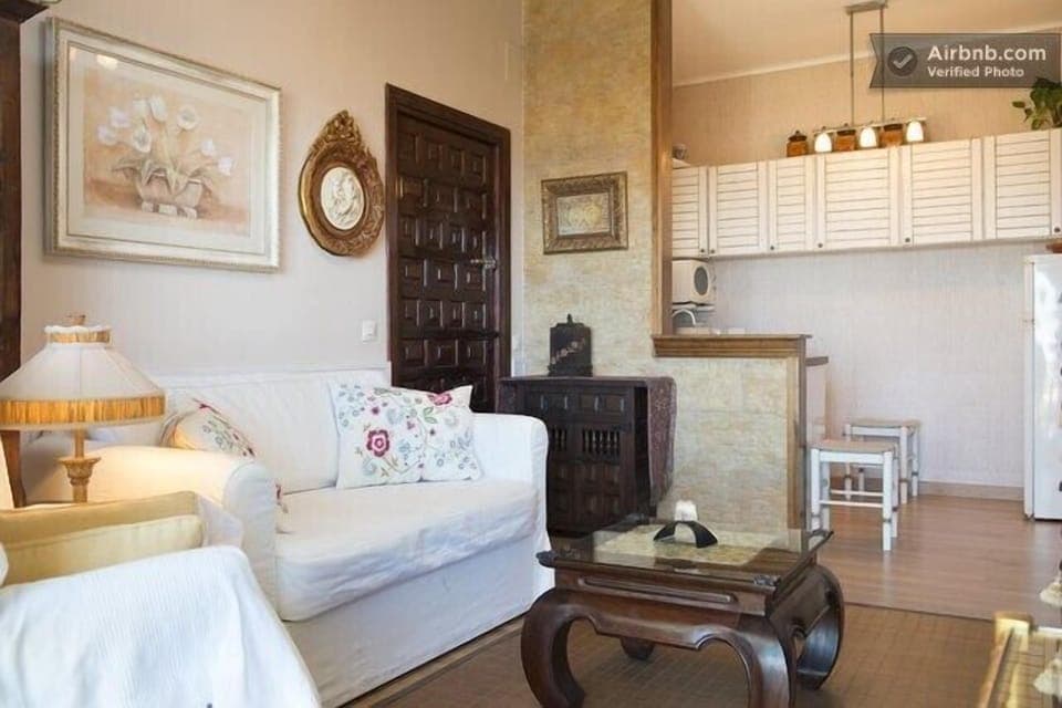 Living room and kitchen