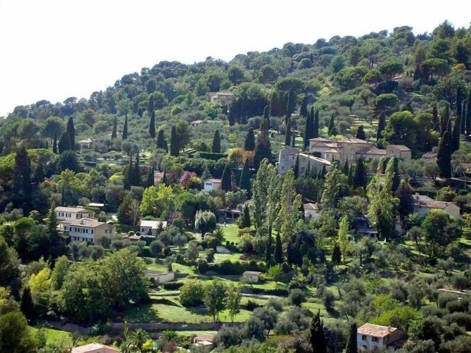 View of house from across the valley