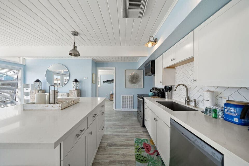 Whip up delicious meals in this charming kitchen