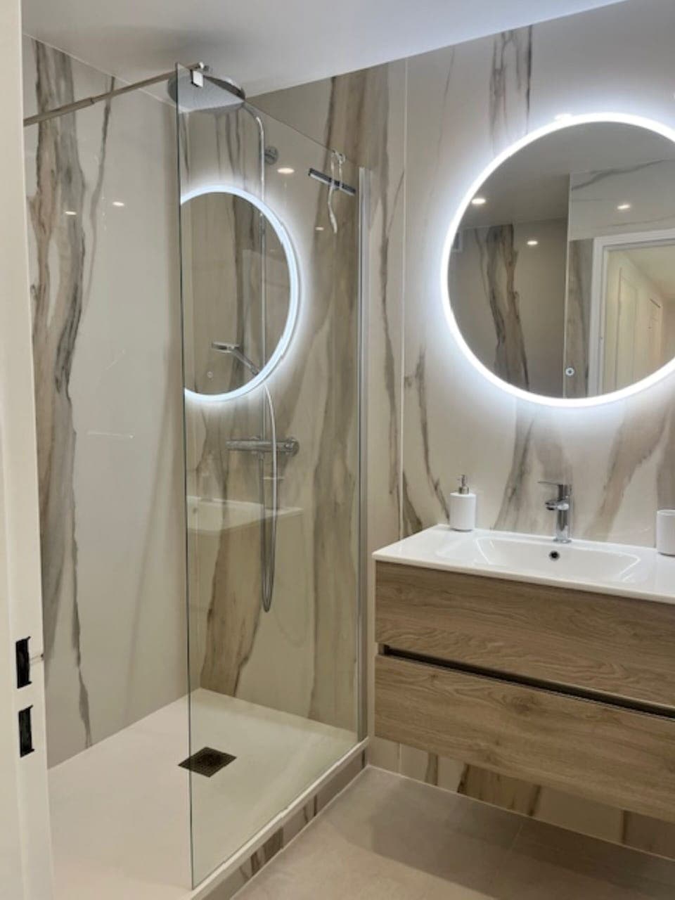 Bathroom 2 Large walk-in shower