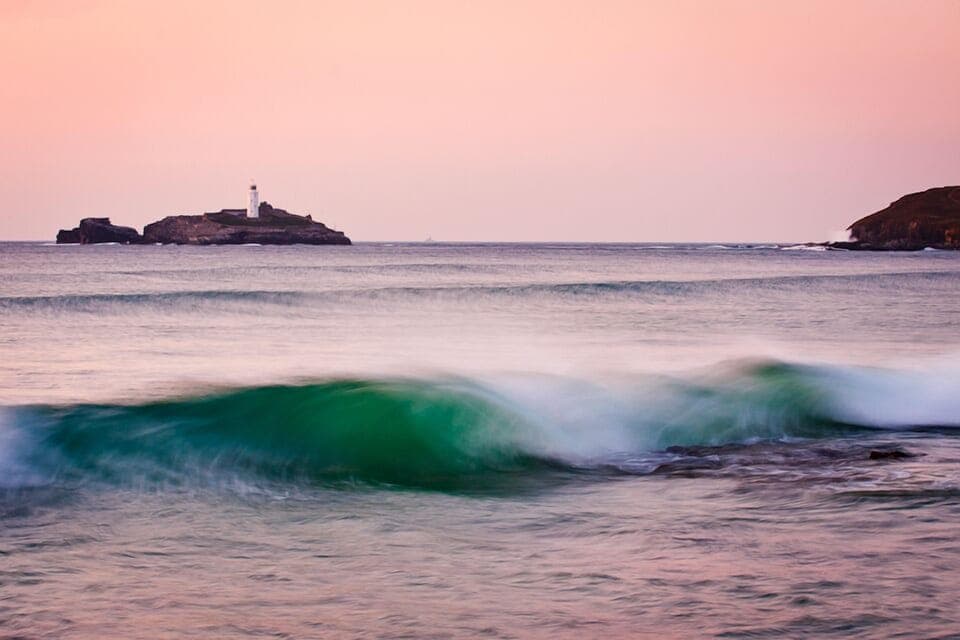 The famous Godrevy Lighthouse