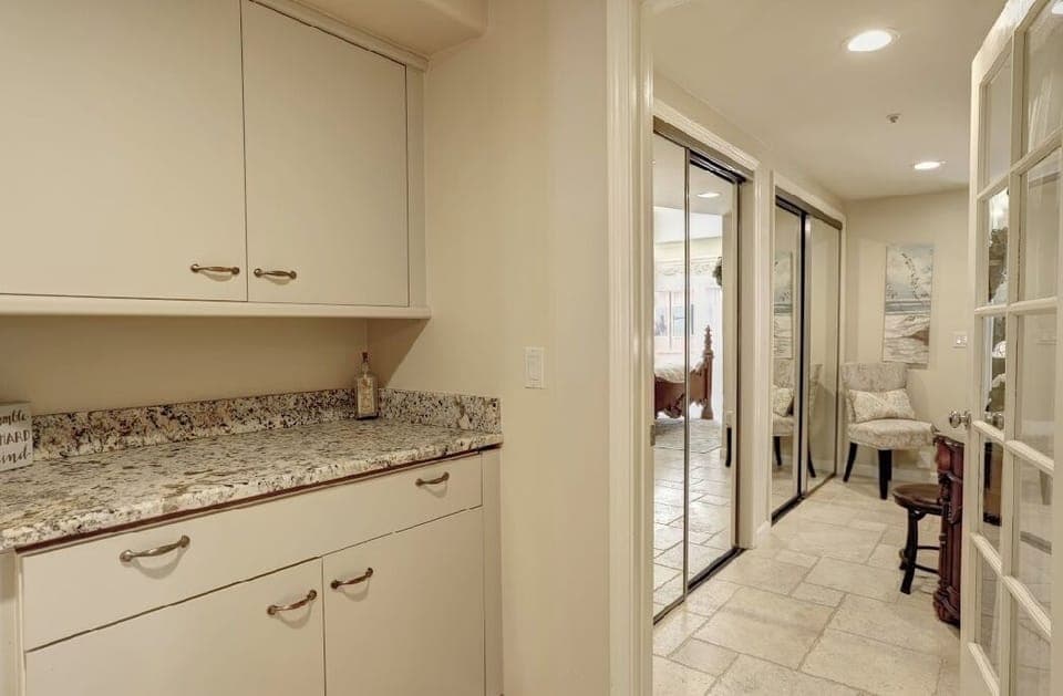 View from hall into Master bedroom