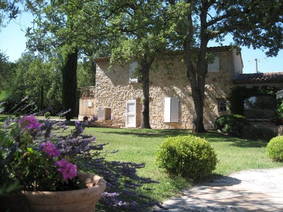 An idyllic traditional stone mas