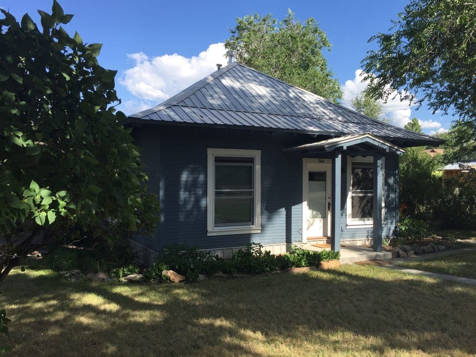 front of the house