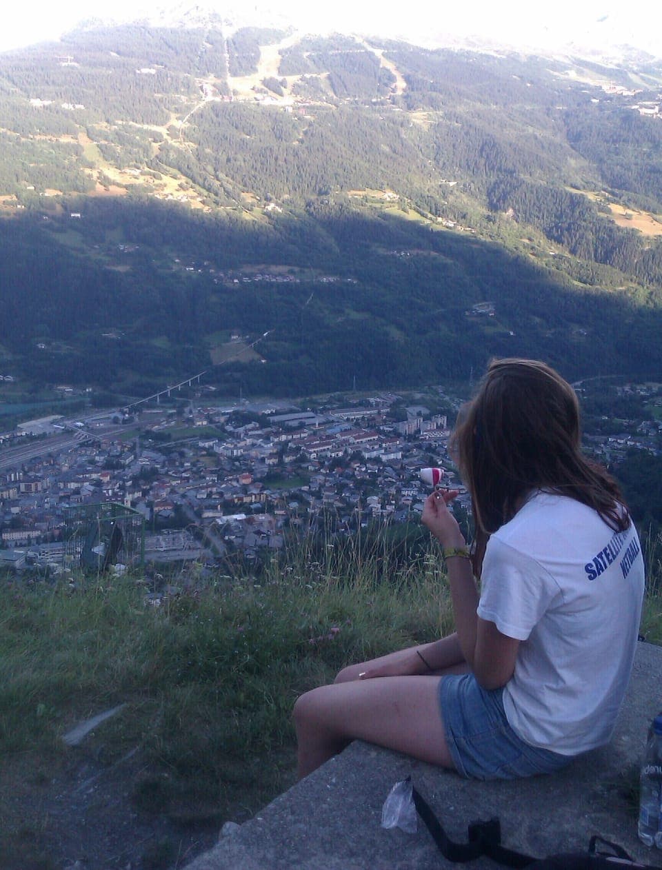 view from chapelle st michel bourg st maurice