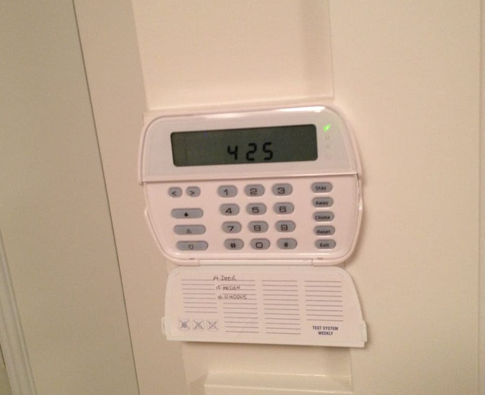 Security system that is separate from the main house.