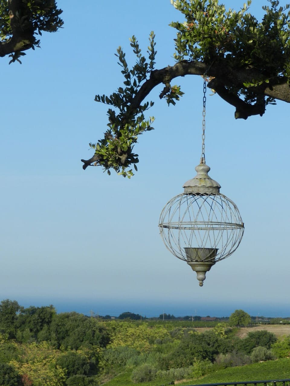 You see the Adriatic sea in the background.