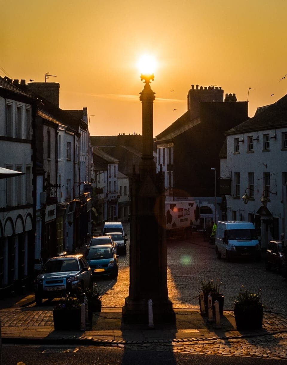 Market street in the heart of Ulverston one minute walk from the penthouse 