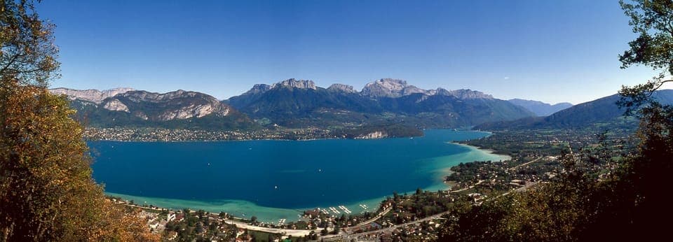 Panorama of Lake Annecy