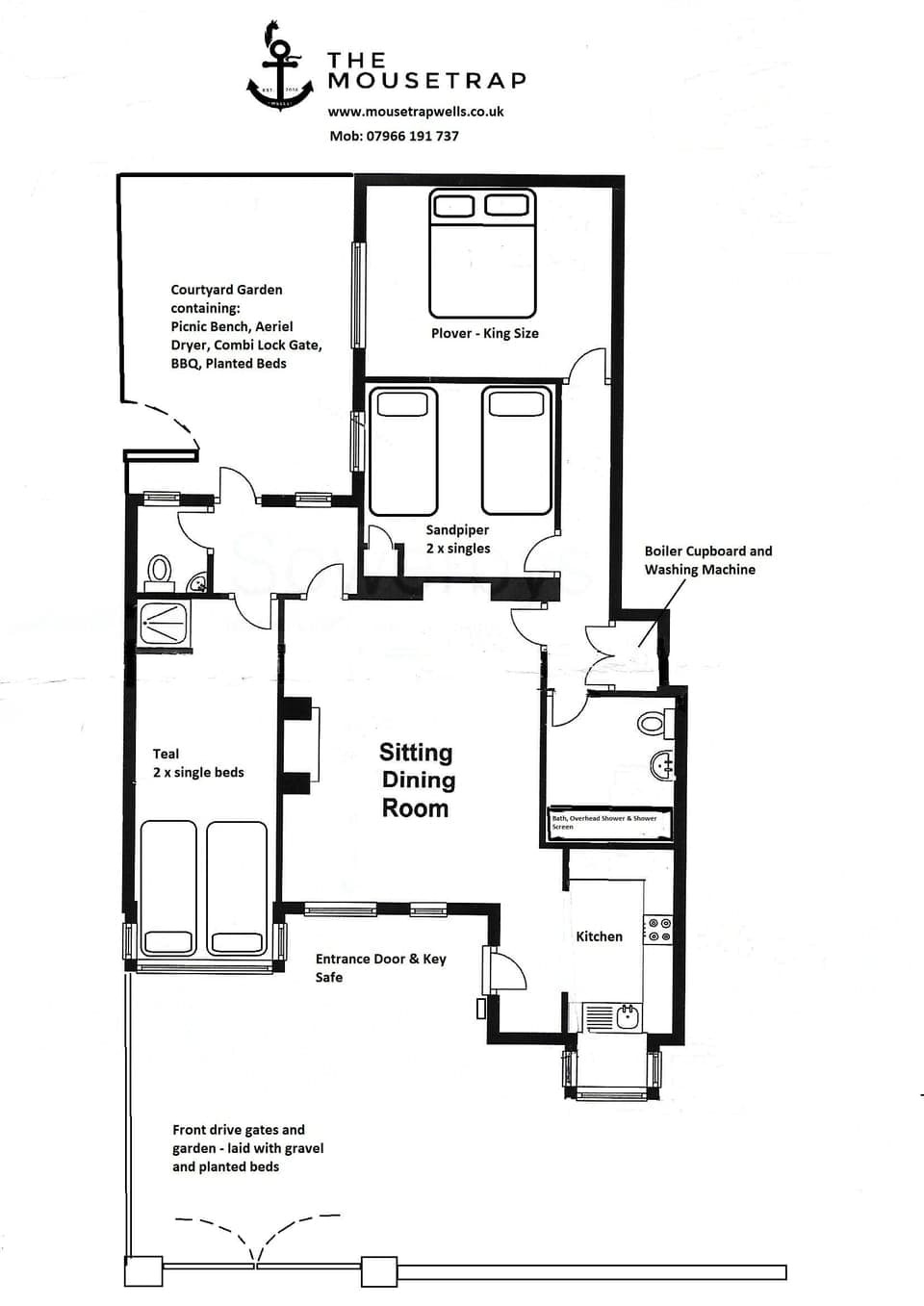 Mousetrap Floor Plan