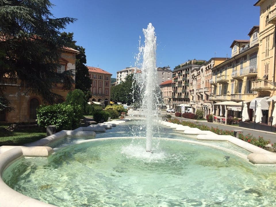 Enjoy the fountain in the nearby town of Acqui Terme