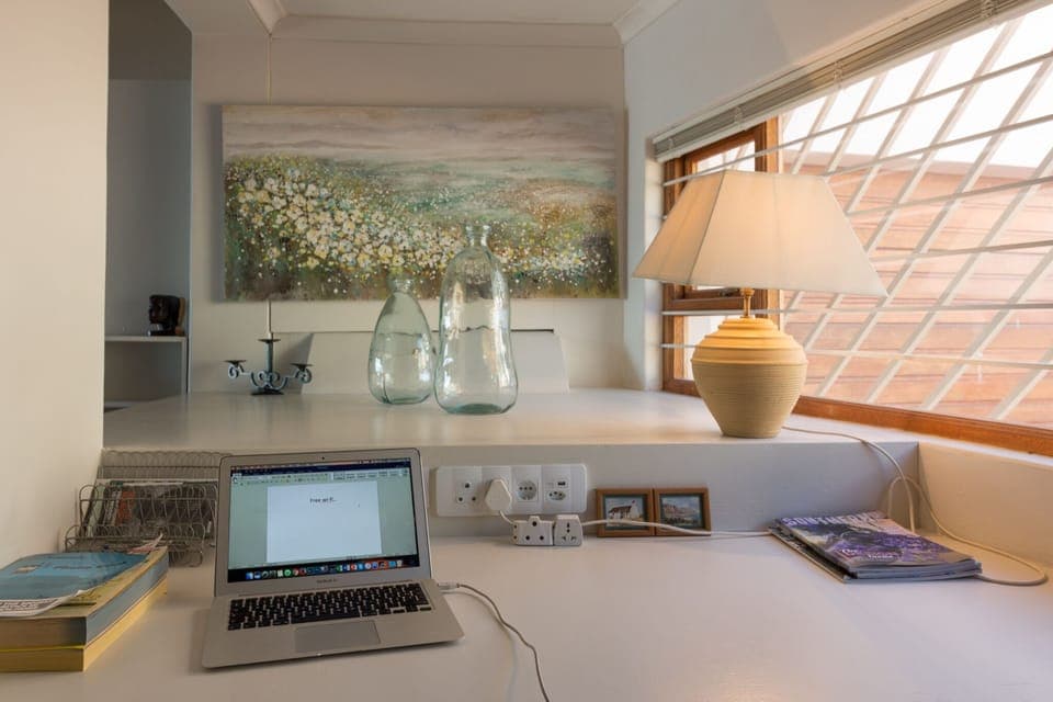 The work area in the entrance hall