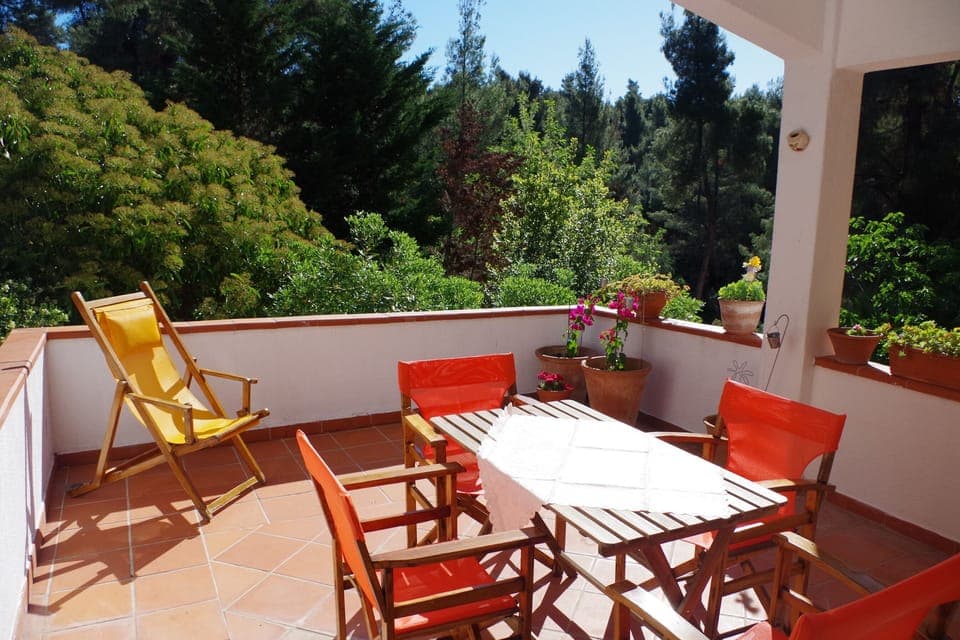 Soak up the sun in the beautiful veranda