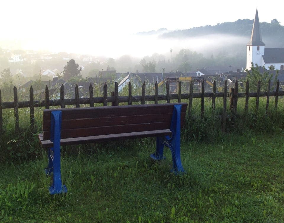 Outdoor banquet area