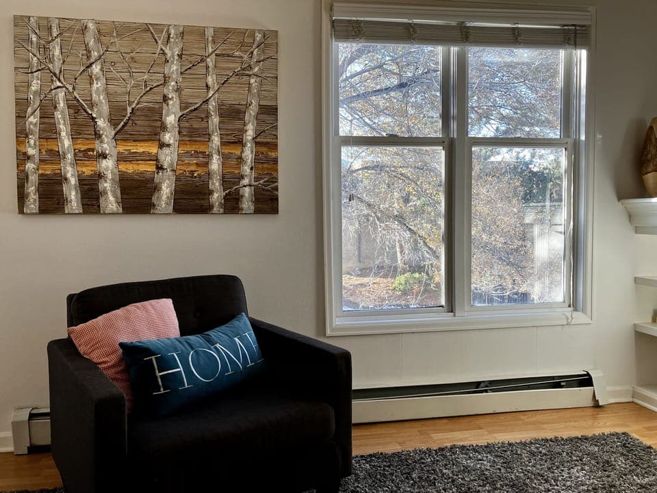 The natural sunlight in all the rooms is amazing, certainly in the living area 