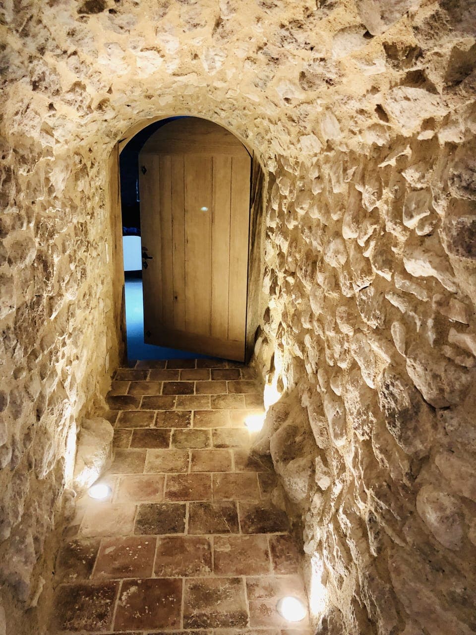 17th century arched hallway