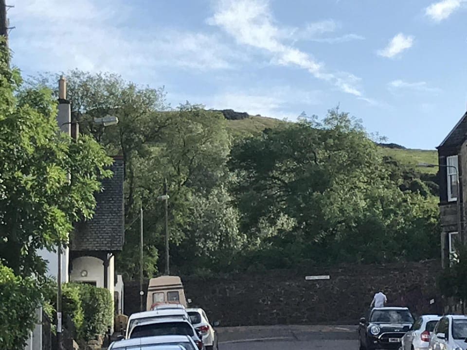 View from sitting room - Arthur's seat is paces away