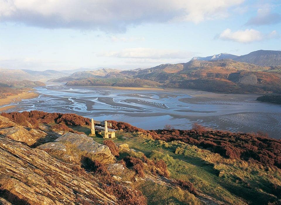View towards Graig Wen across Mawddach Estuary Photo Visit Wales