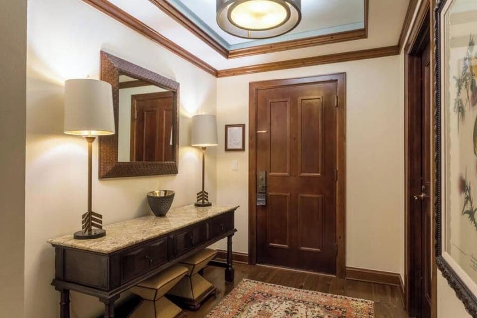 Entrance to residence